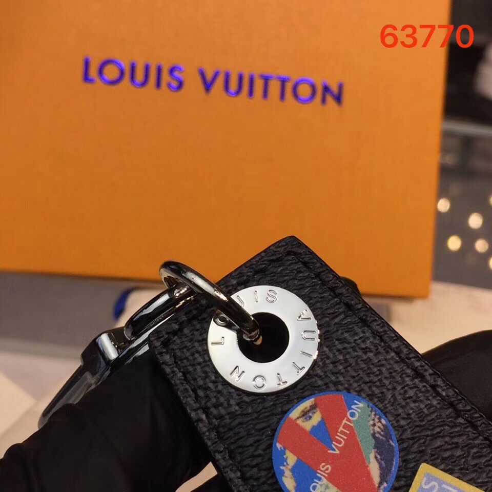 LV ALPES SMALL ENCHAPPE BAG CHARM AND KEY HOLDER M63770