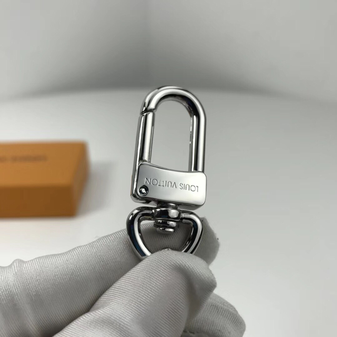 LV BLOOMING FLOWER STRASS CHAIN BAG CHARM AND KEY HOLDER M64266 