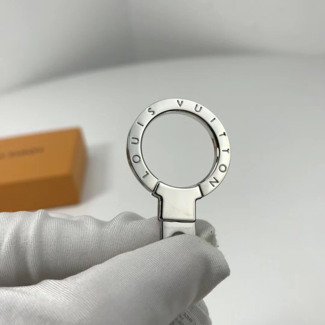 LV BLOOMING FLOWER STRASS CHAIN BAG CHARM AND KEY HOLDER M64266 