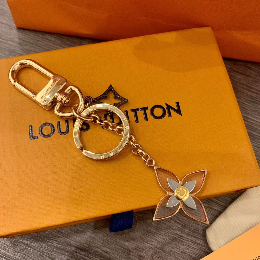 LV BLOOMING FLOWERS BB BAG CHARM AND KEY HOLDER M68461