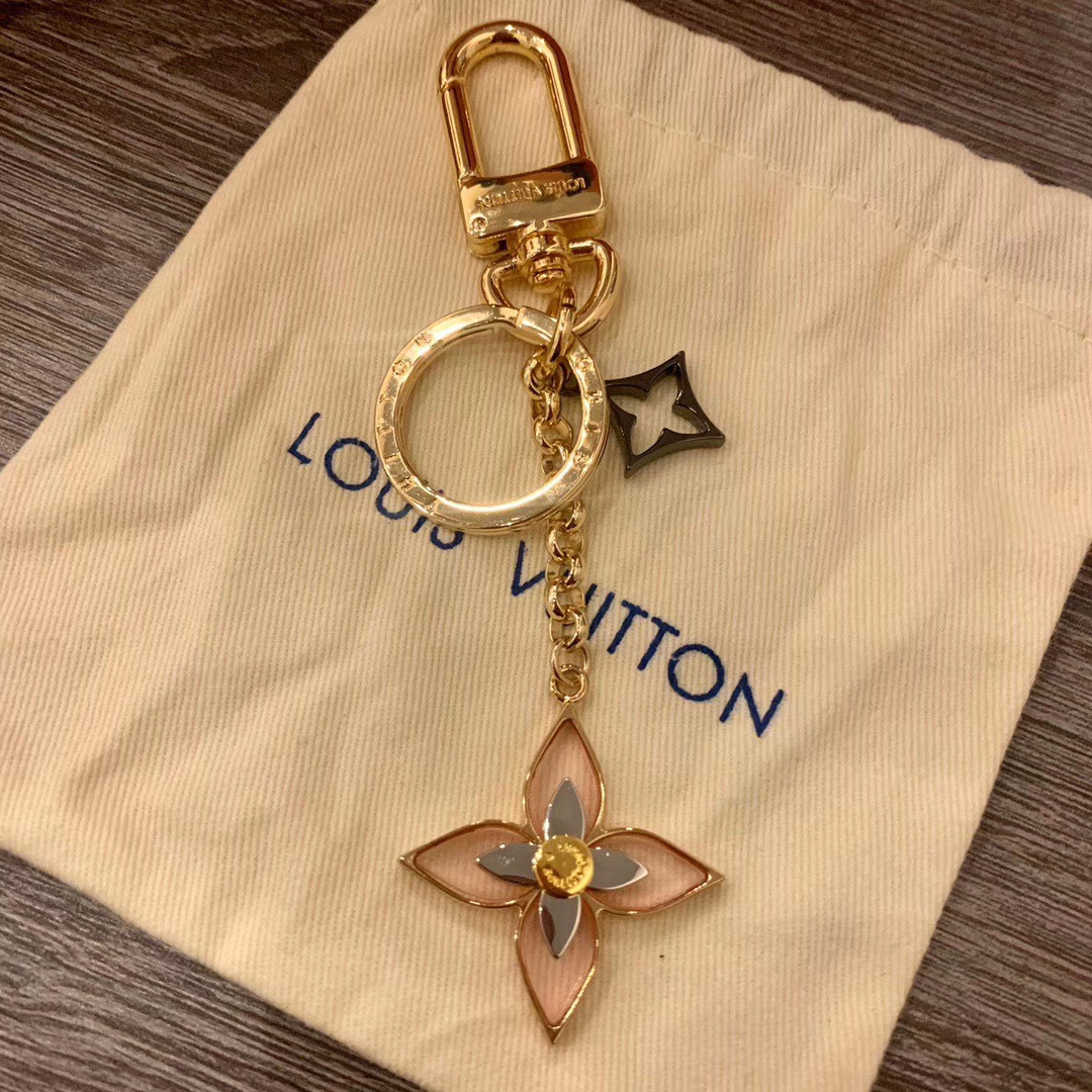 LV BLOOMING FLOWERS BB BAG CHARM AND KEY HOLDER M68461