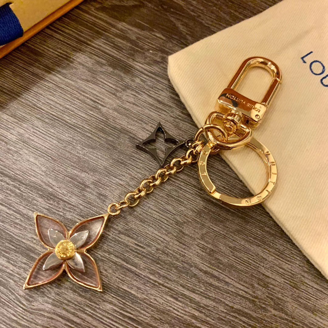 LV BLOOMING FLOWERS BB BAG CHARM AND KEY HOLDER M68461