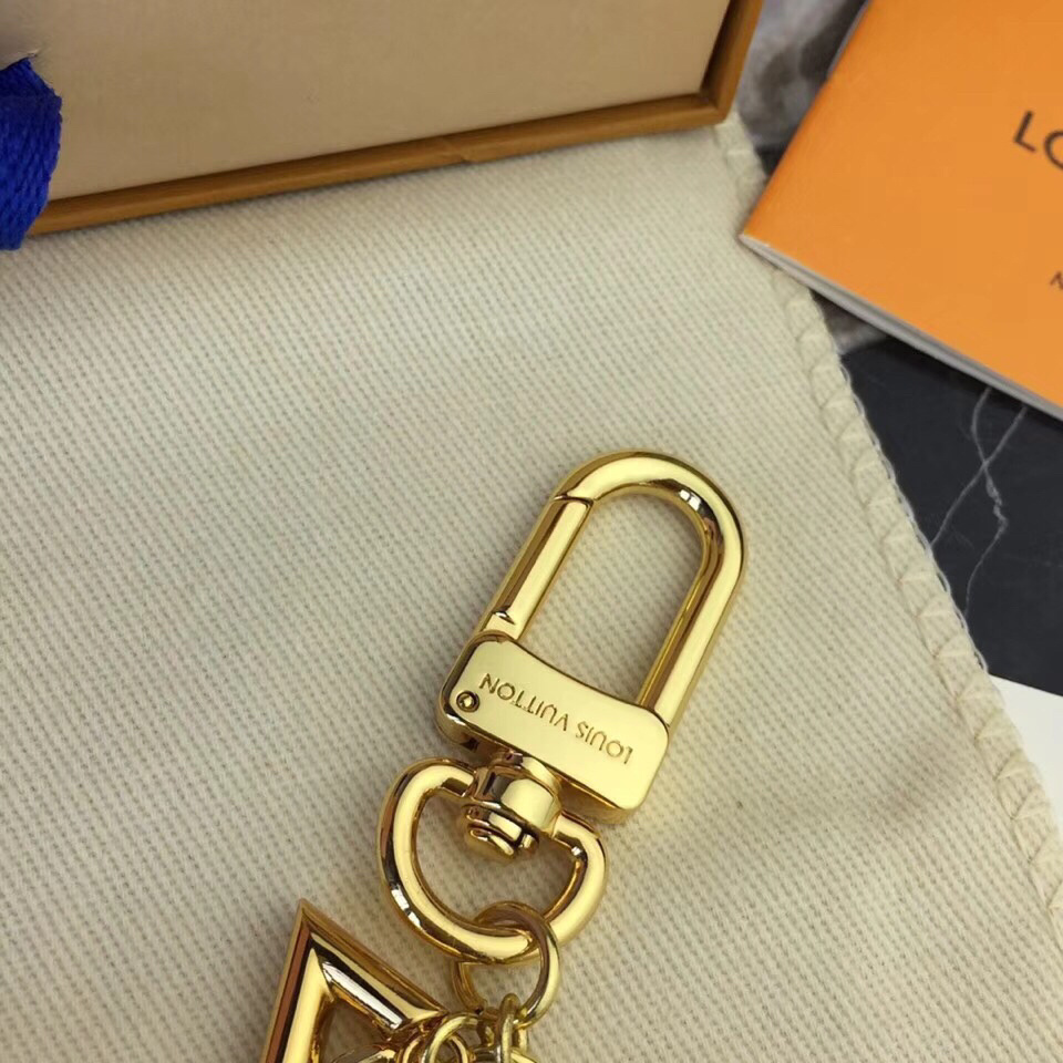LV BLOOMING FLOWERS CHAIN BAG CHARM AND KEY HOLDER M63086