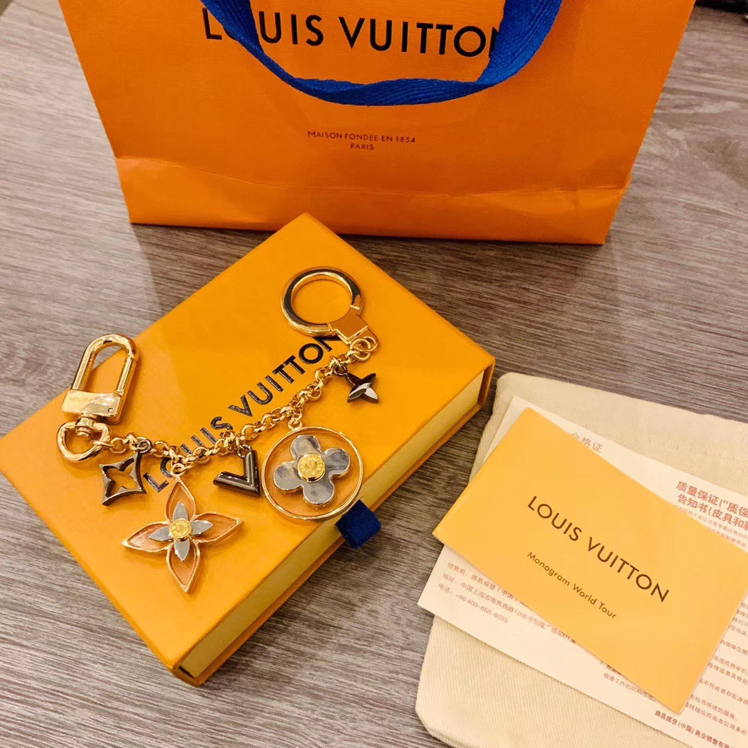 LV BLOOMING FLOWERS CHAIN BAG CHARM M68460