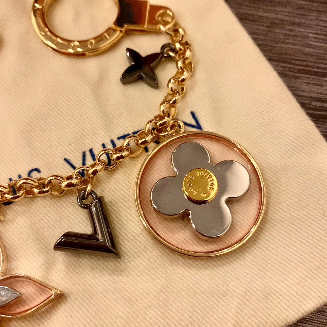 LV BLOOMING FLOWERS CHAIN BAG CHARM M68460
