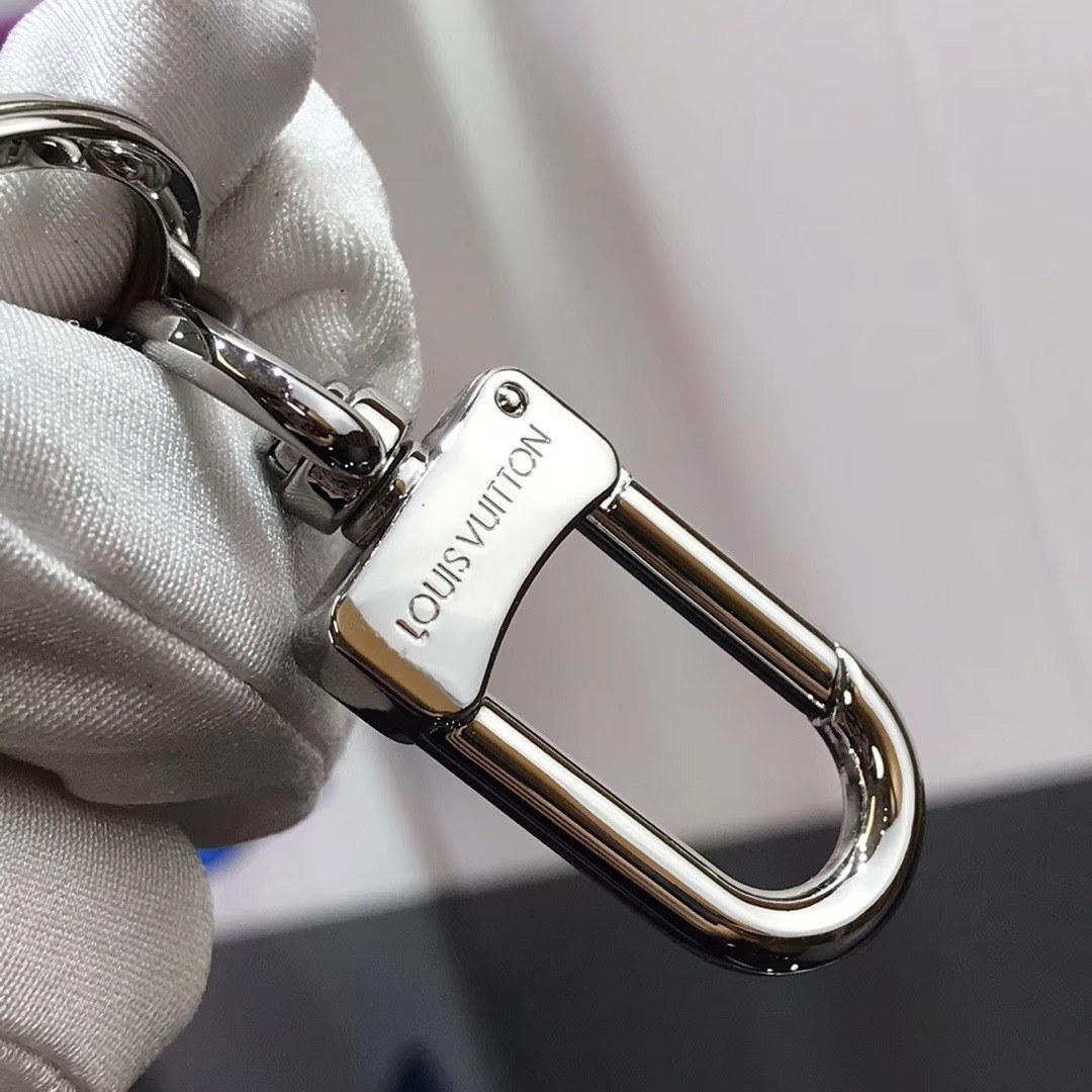 LV CIRCLE STRASS BAG CHARM AND KEY HOLDER M68464