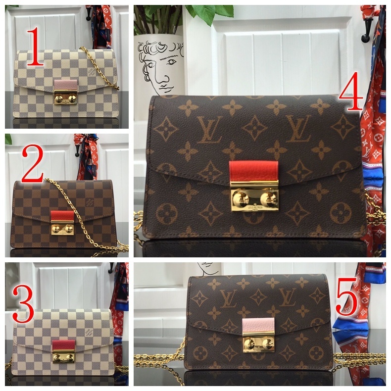 LV CROISETTE CHAIN wallet N60357
