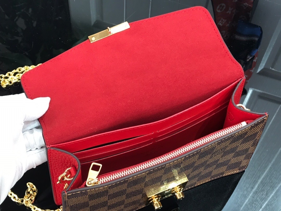 LV CROISETTE CHAIN wallet N60357