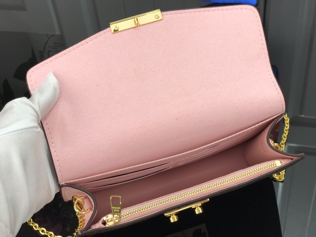 LV CROISETTE CHAIN wallet N60357