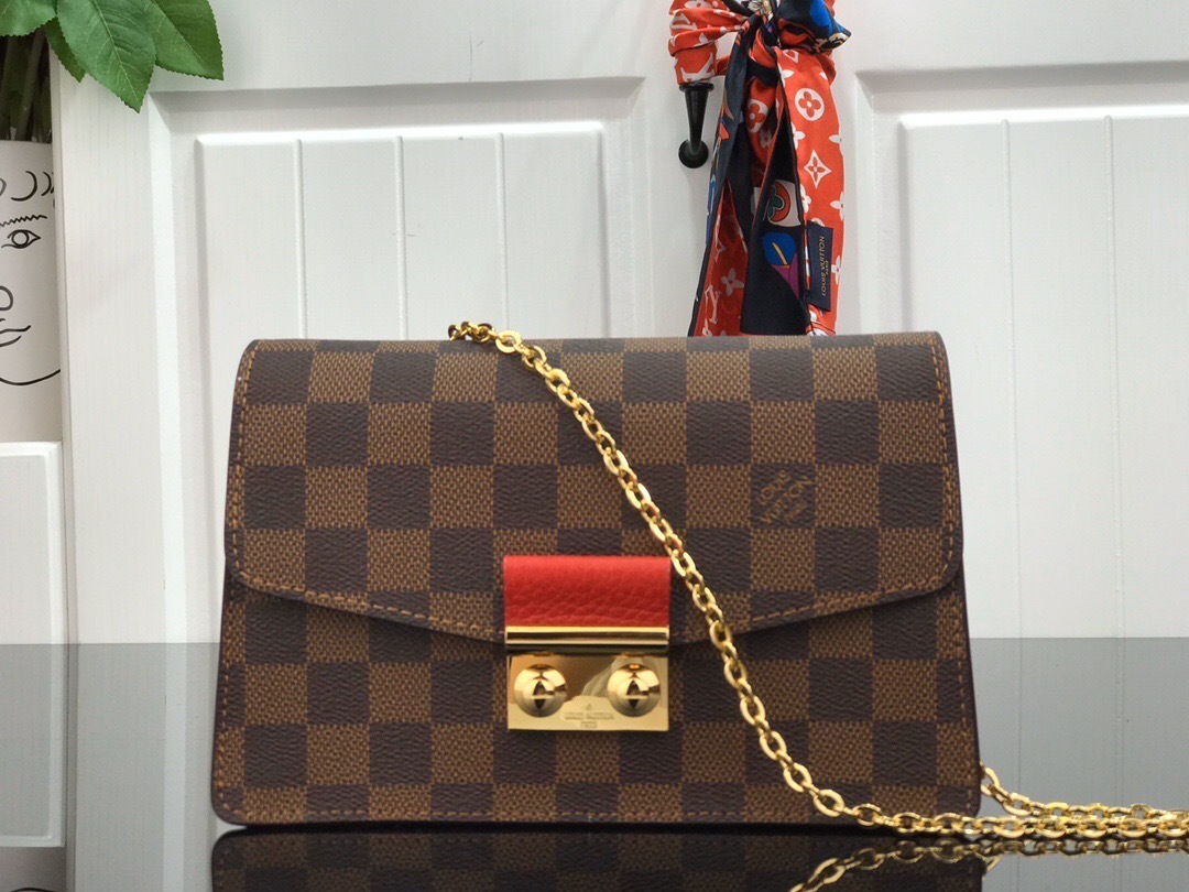 LV CROISETTE CHAIN wallet N60357