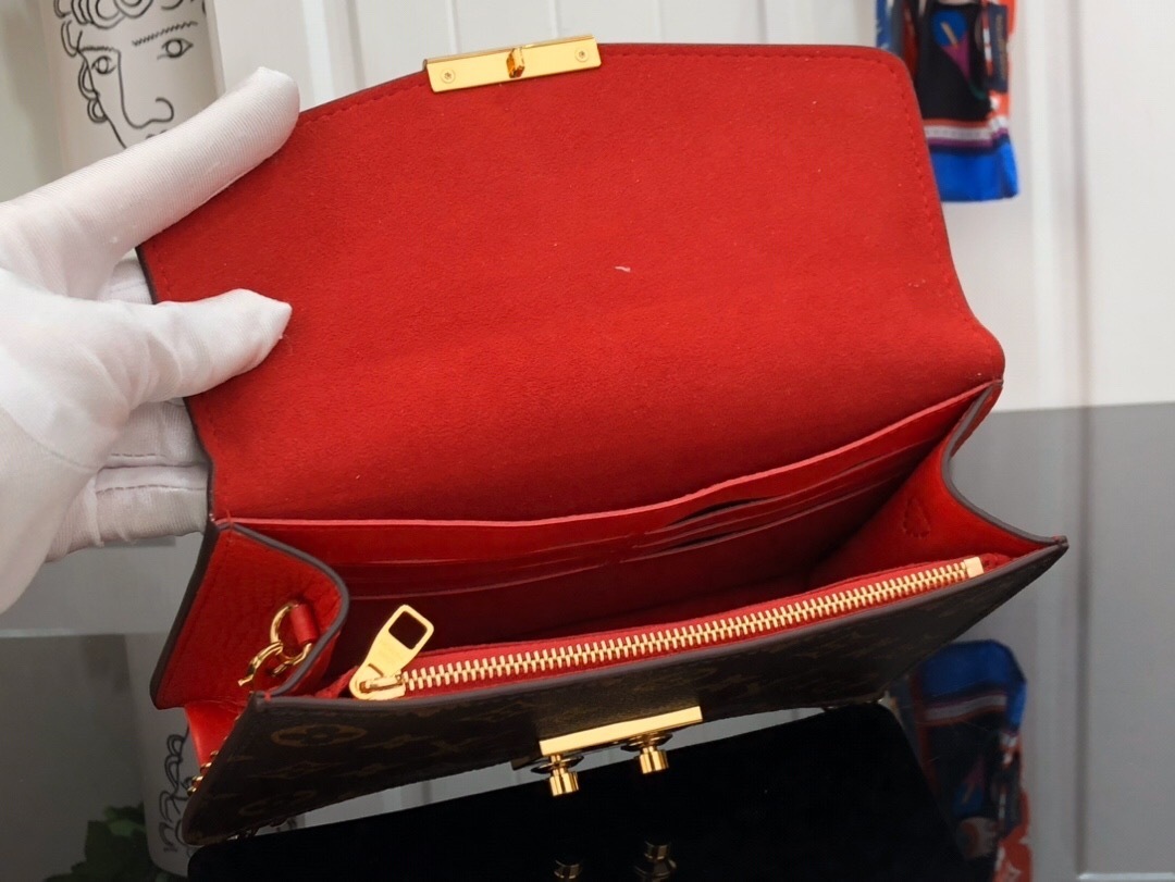 LV CROISETTE CHAIN wallet N60357