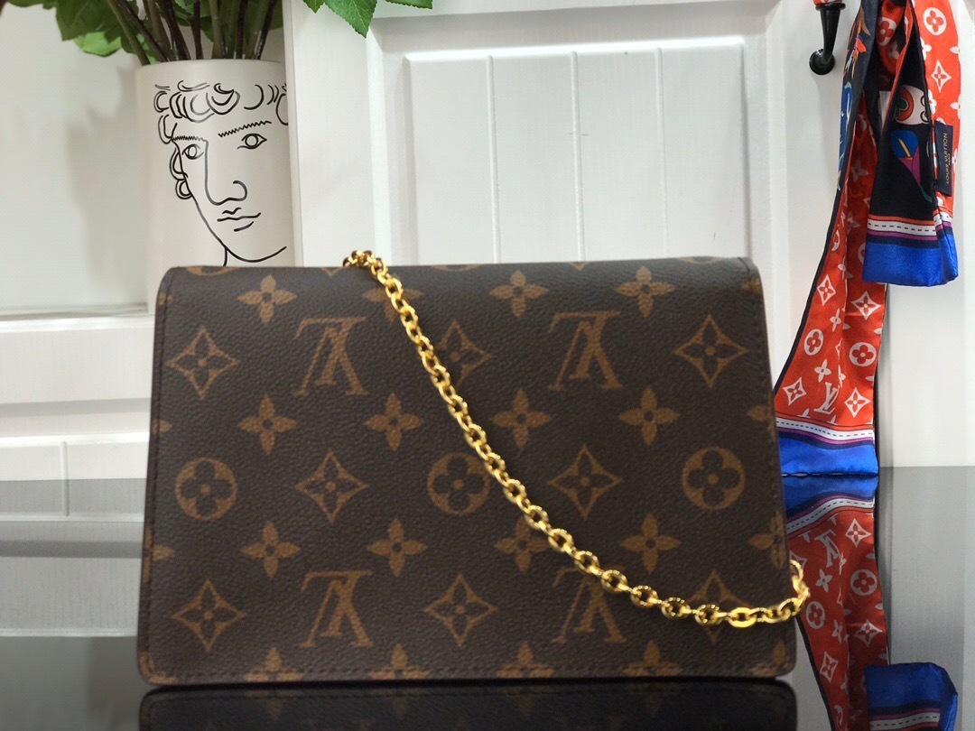 LV CROISETTE CHAIN wallet N60357