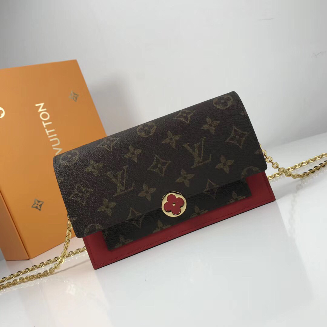 LV FLORE CHAIN wallet M67405