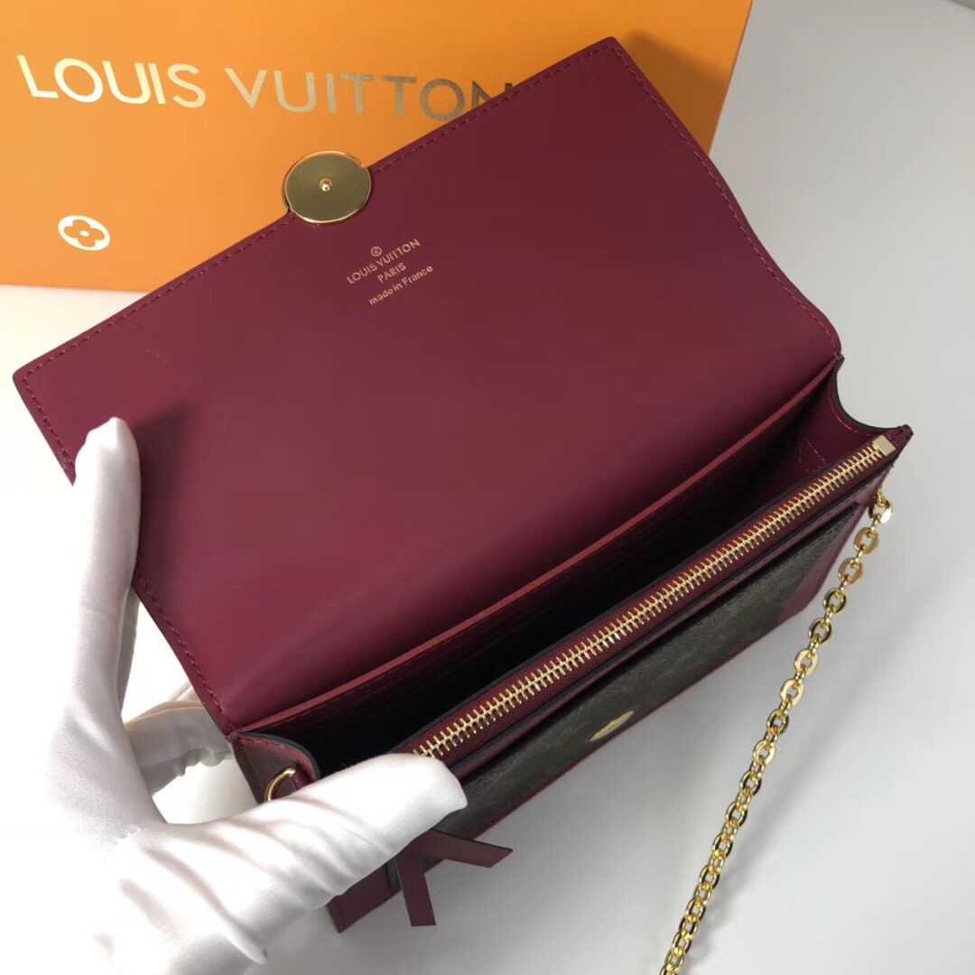 LV FLORE CHAIN wallet M67405