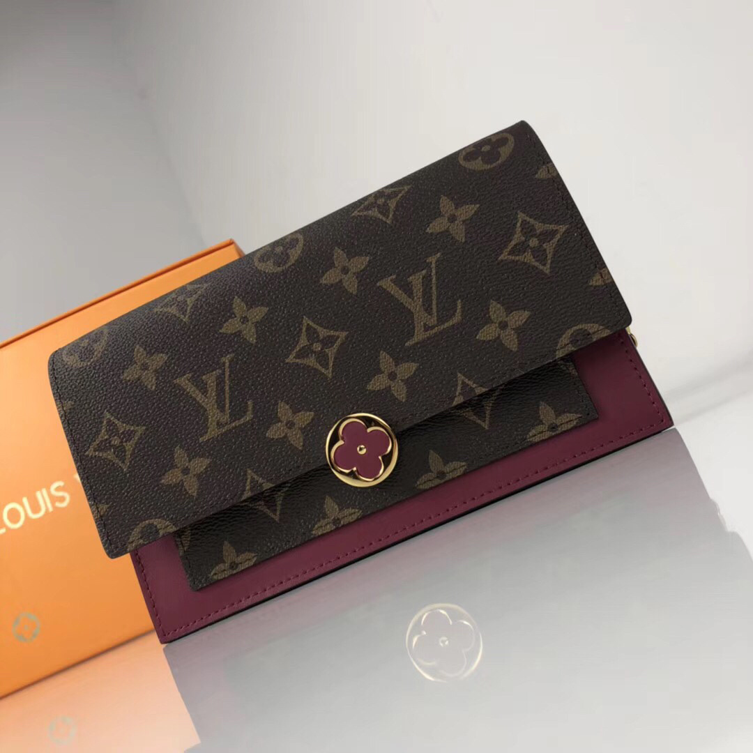LV FLORE CHAIN wallet M67405