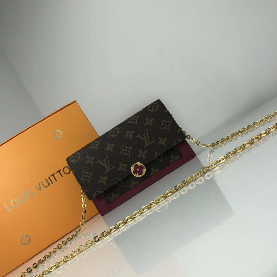 LV FLORE CHAIN wallet M67405