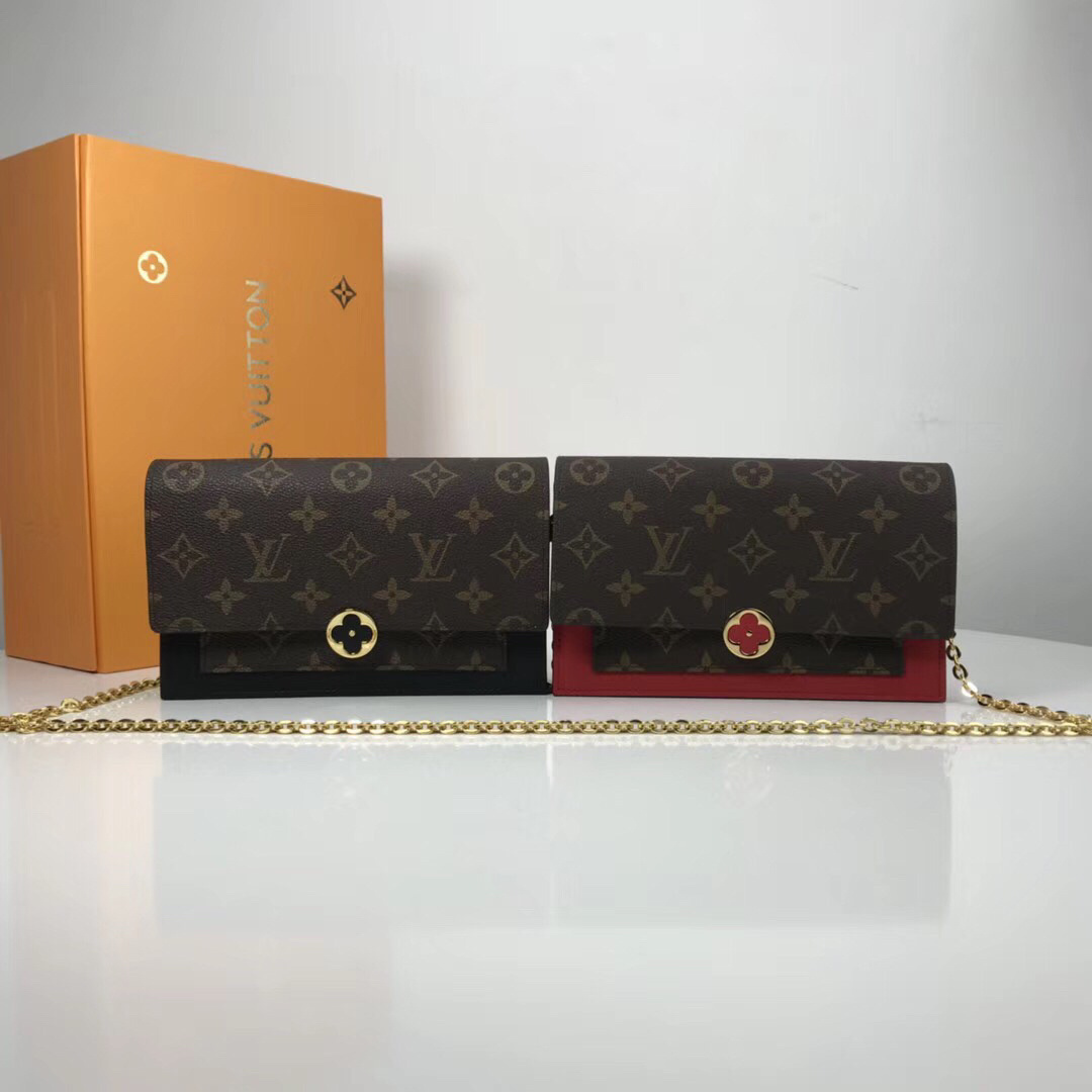 LV FLORE CHAIN wallet M67405