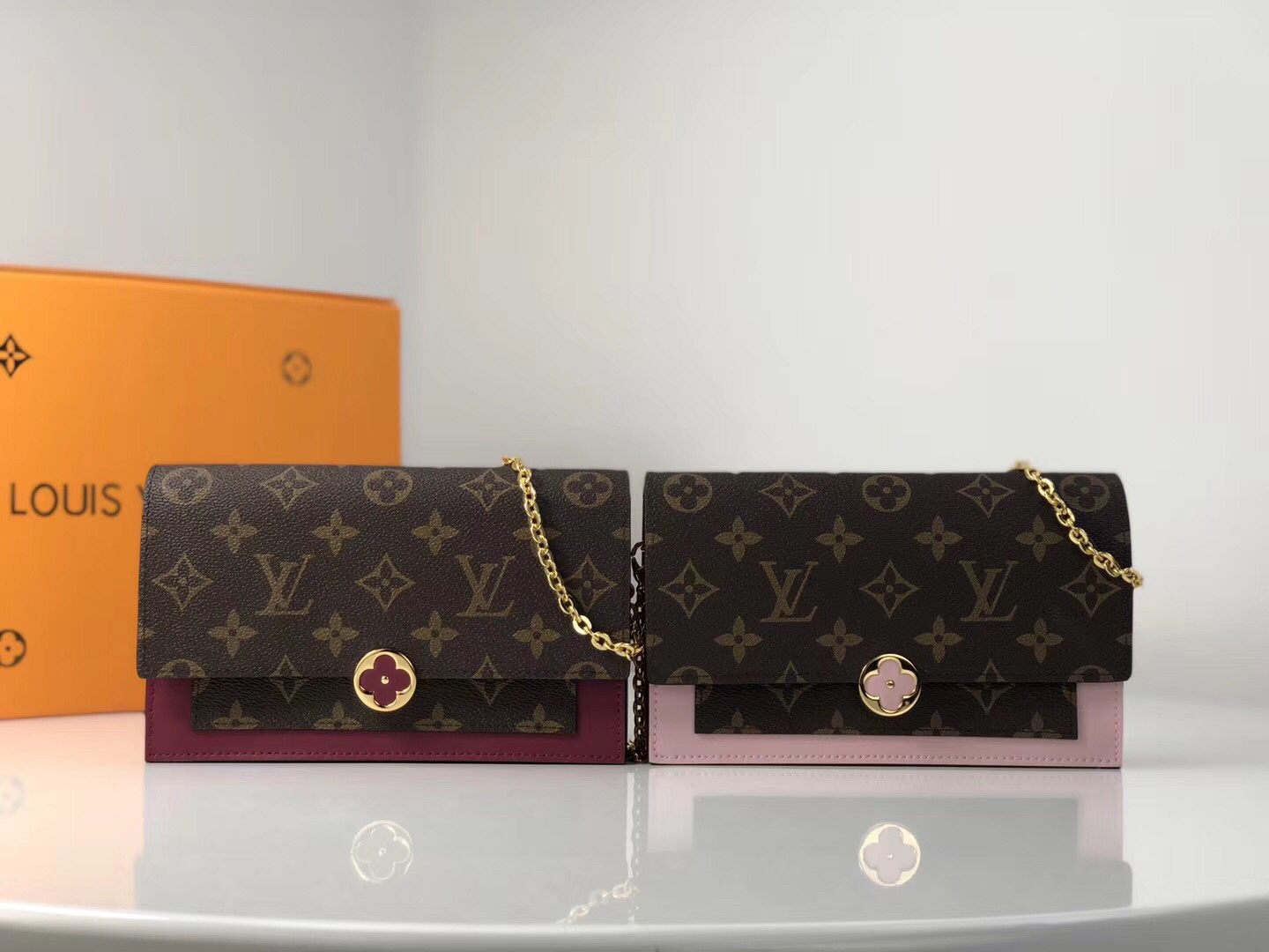 LV FLORE CHAIN wallet M67405