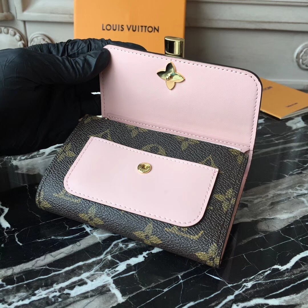 LV FLOWER COMPACT wallet 62567CN