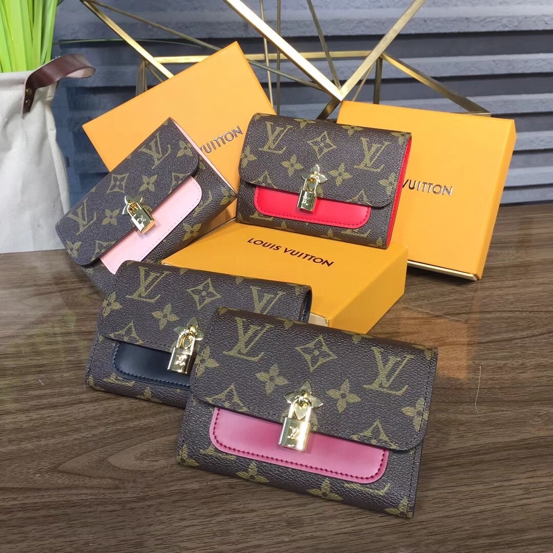 LV FLOWER COMPACT wallet 62567CN