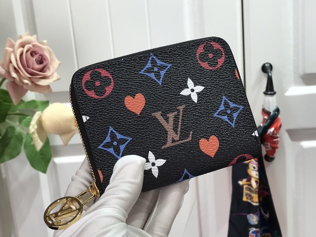 LV GAME ON ZIPPY COIN PURSE M80305