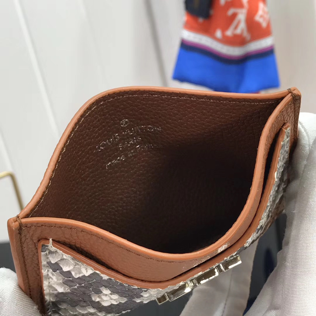 LV LOCKME CARD HOLDER N97001