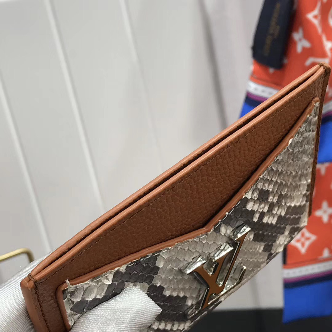 LV LOCKME CARD HOLDER N97001