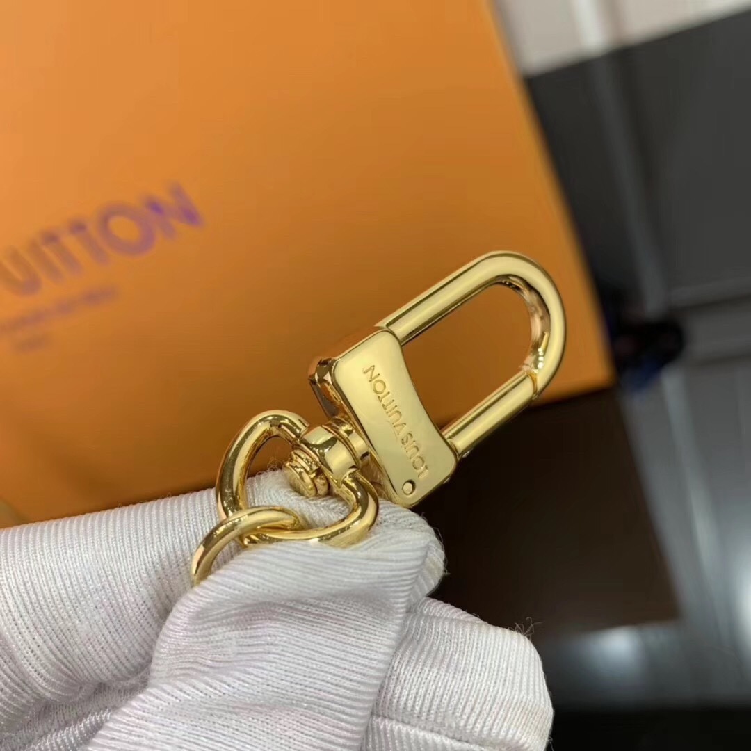 LV LOVE LOCK HEART AND KEYS CHAIN BAG CHARM AND KEY HOLDER M67437