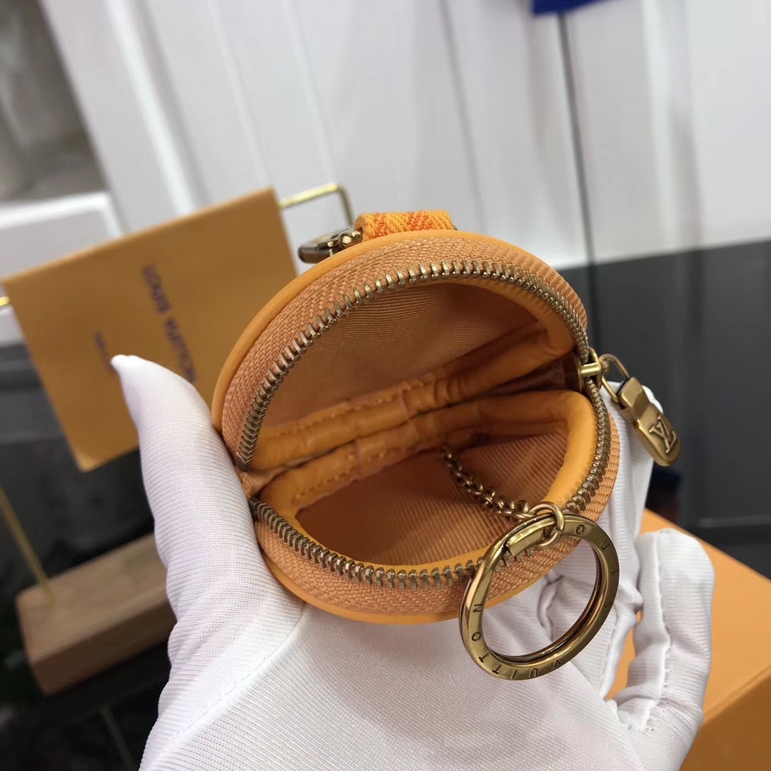 LV MONOGRAM DENIM BAG CHARM & KEY HOLDER M68291