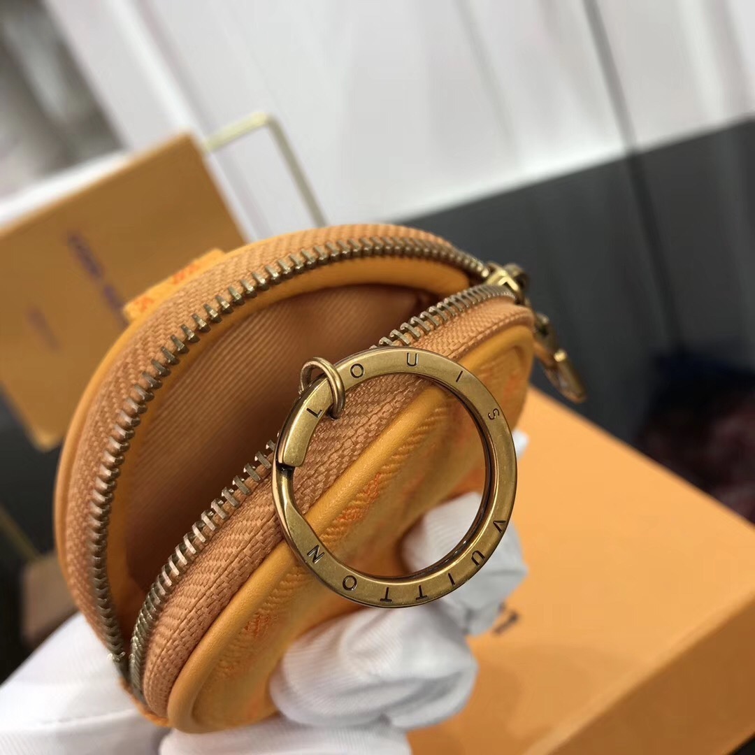 LV MONOGRAM DENIM BAG CHARM & KEY HOLDER M68291