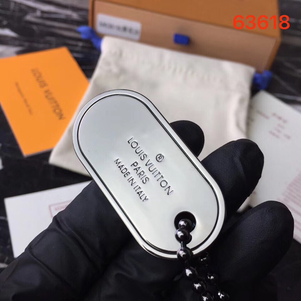 LV MONOGRAM ID TAB BAG CHARM AND KEY HOLDER M63618