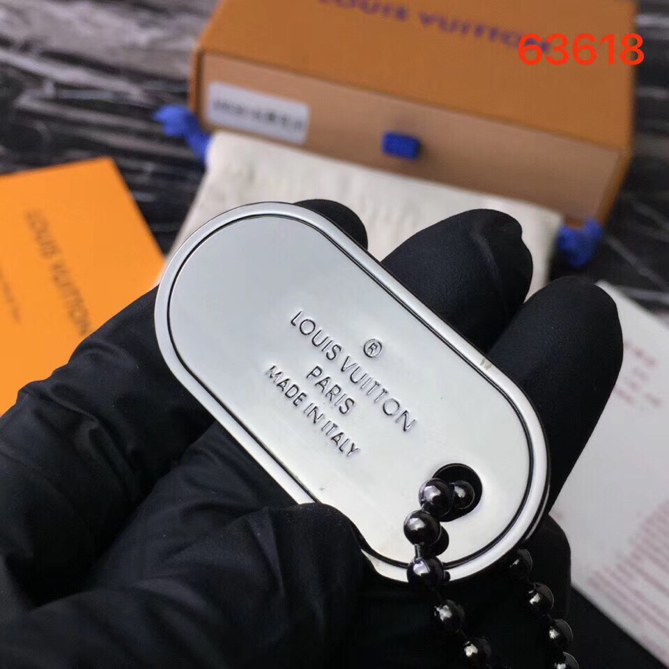 LV MONOGRAM ID TAB BAG CHARM AND KEY HOLDER M63618