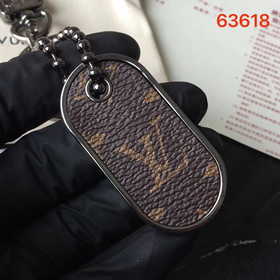 LV MONOGRAM ID TAB BAG CHARM AND KEY HOLDER M63618