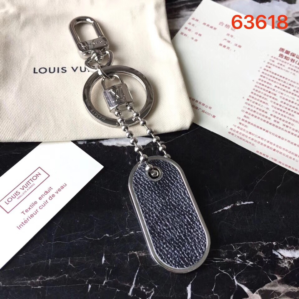 LV MONOGRAM ID TAB BAG CHARM AND KEY HOLDER M63618