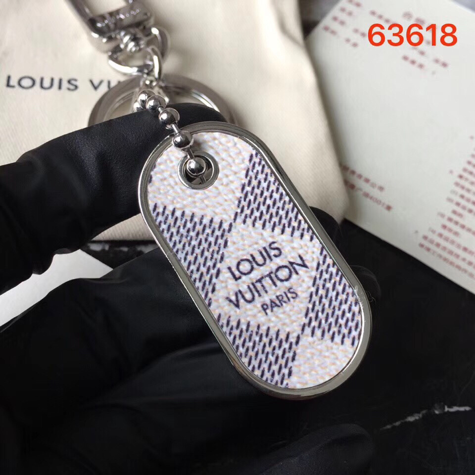 LV MONOGRAM ID TAB BAG CHARM AND KEY HOLDER M63618