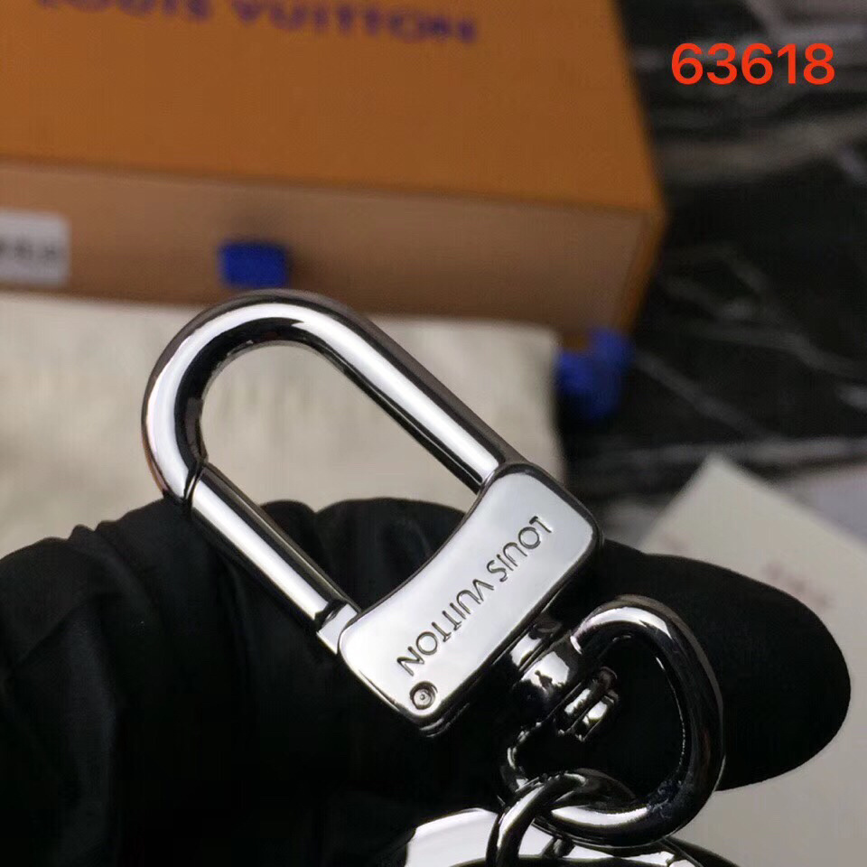 LV MONOGRAM ID TAB BAG CHARM AND KEY HOLDER M63618