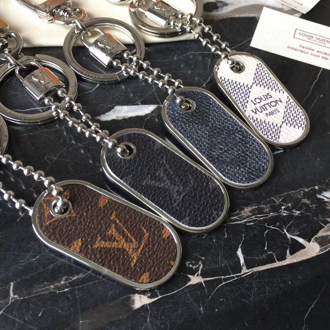 LV MONOGRAM ID TAB BAG CHARM AND KEY HOLDER M63618