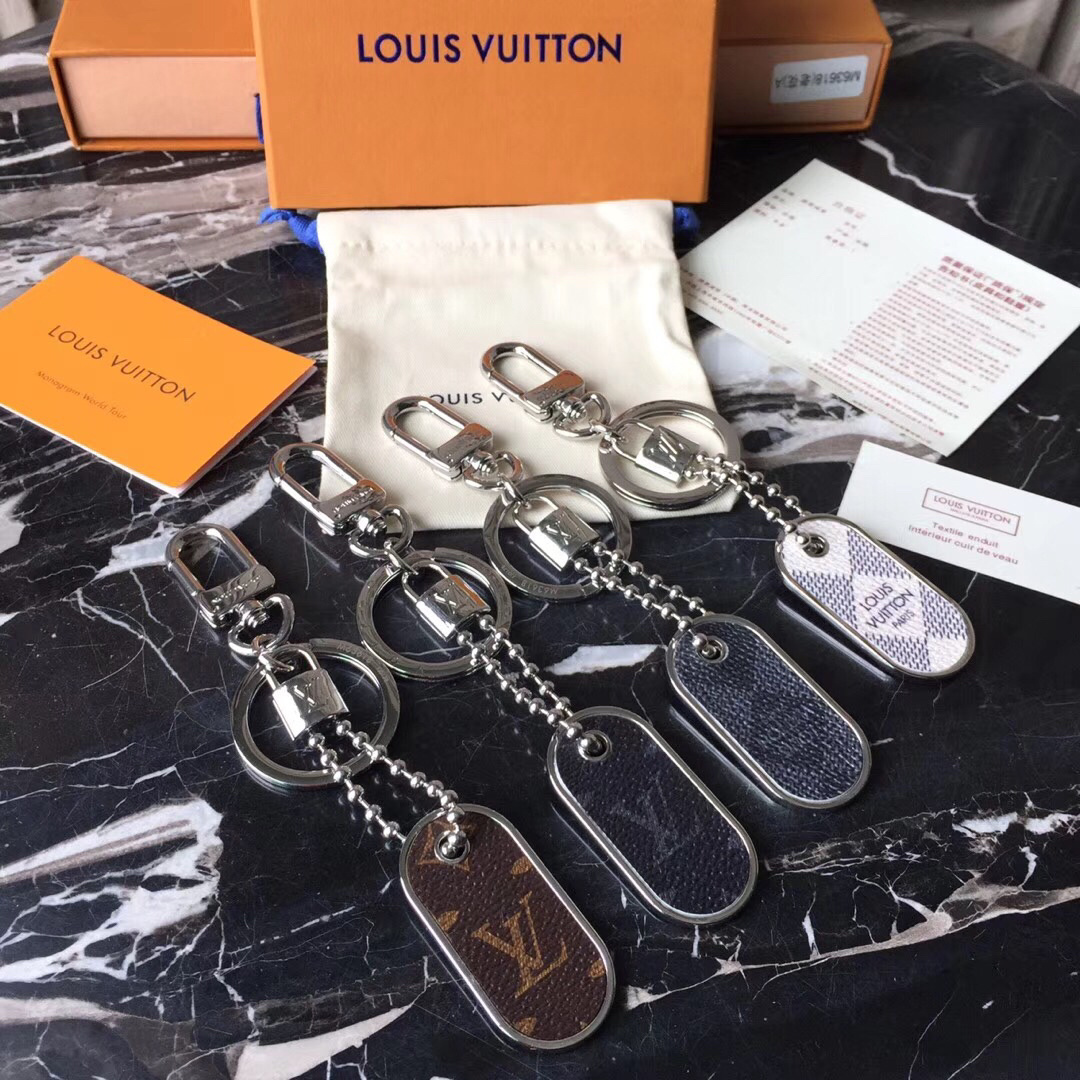 LV MONOGRAM ID TAB BAG CHARM AND KEY HOLDER M63618