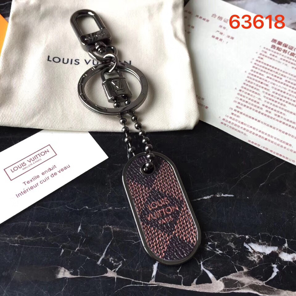 LV MONOGRAM ID TAB BAG CHARM AND KEY HOLDER M63618