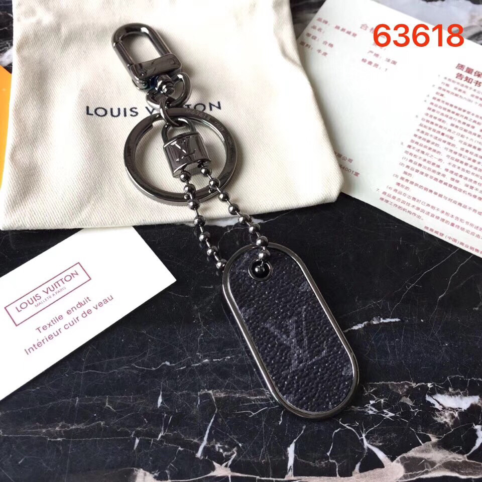LV MONOGRAM ID TAB BAG CHARM AND KEY HOLDER M63618