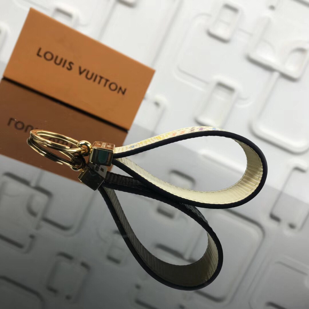 LV NEW WAVE DRAGONNE Key Chain M62251SY