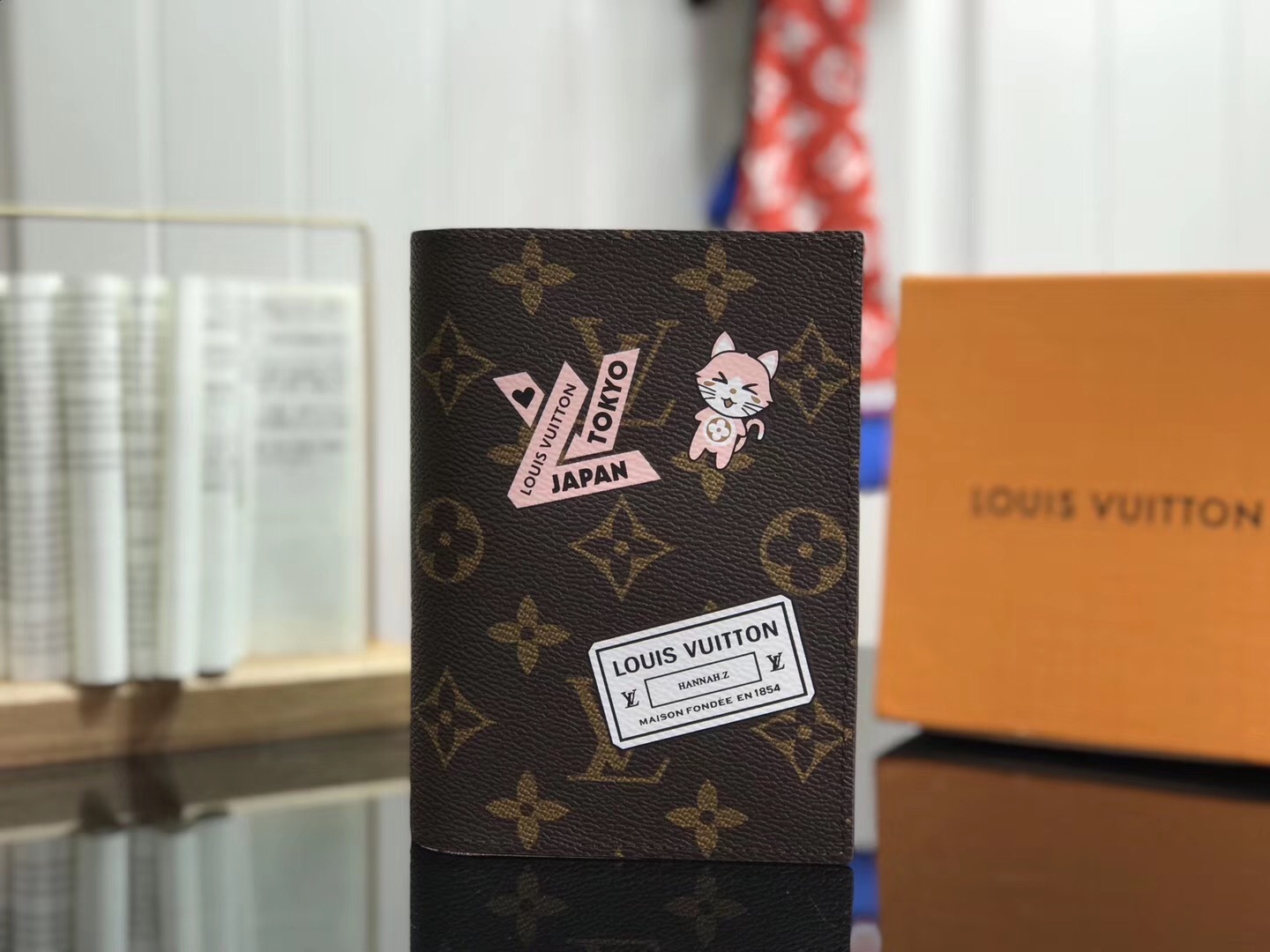 LV PASSPORT COVER N64411PQ