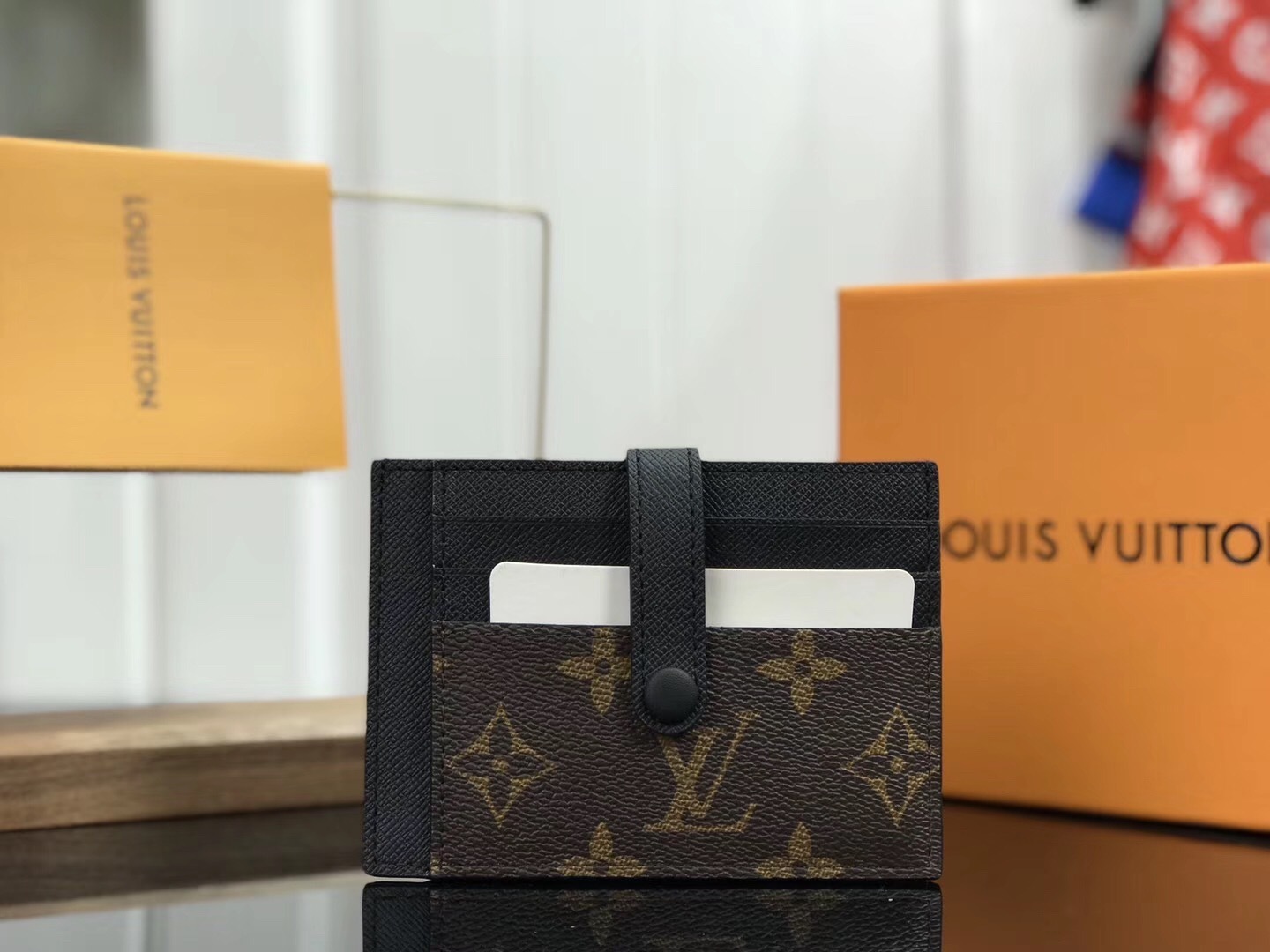 LV PORTE CARTES DOUBLE N61730