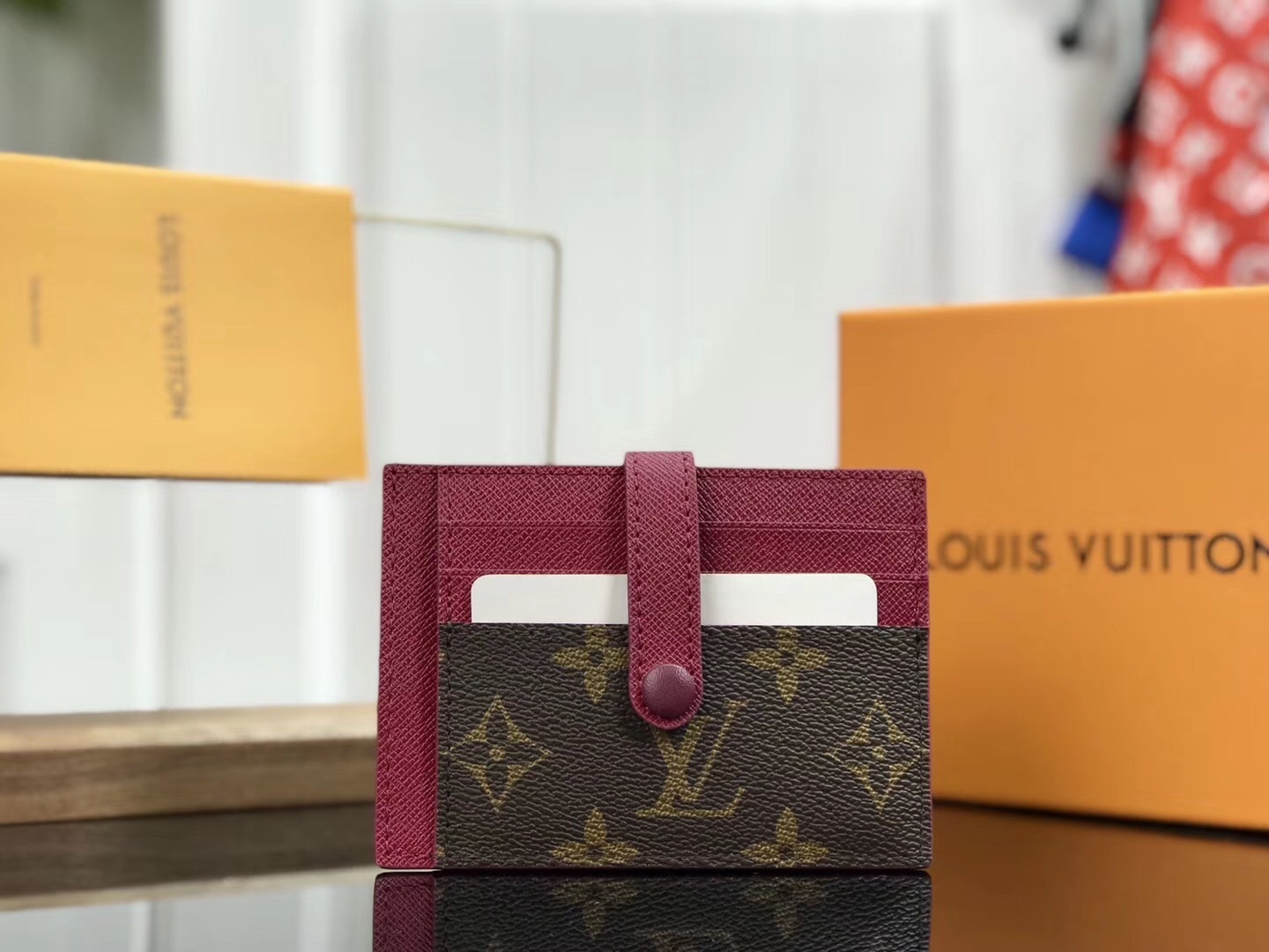LV PORTE CARTES DOUBLE N61730
