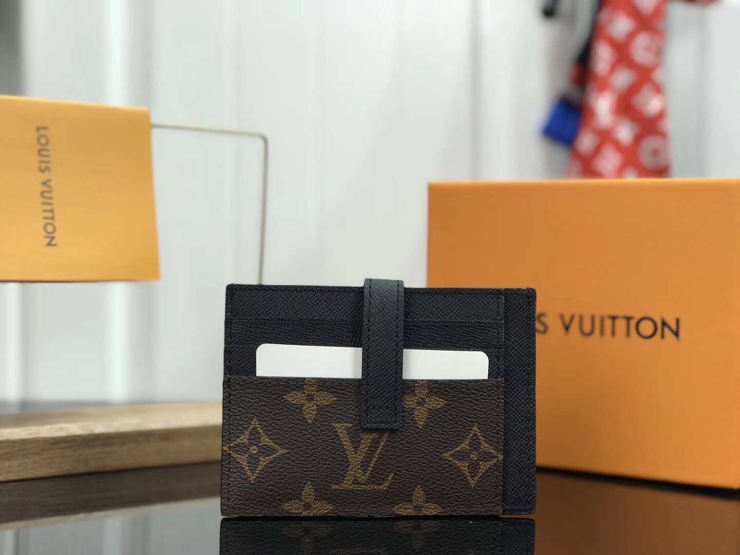 LV PORTE CARTES DOUBLE N61730