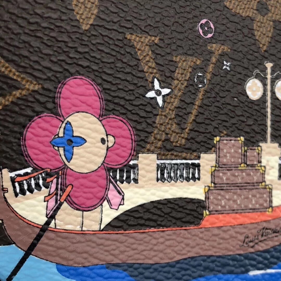 LV ROUND COIN PURSE M68485 