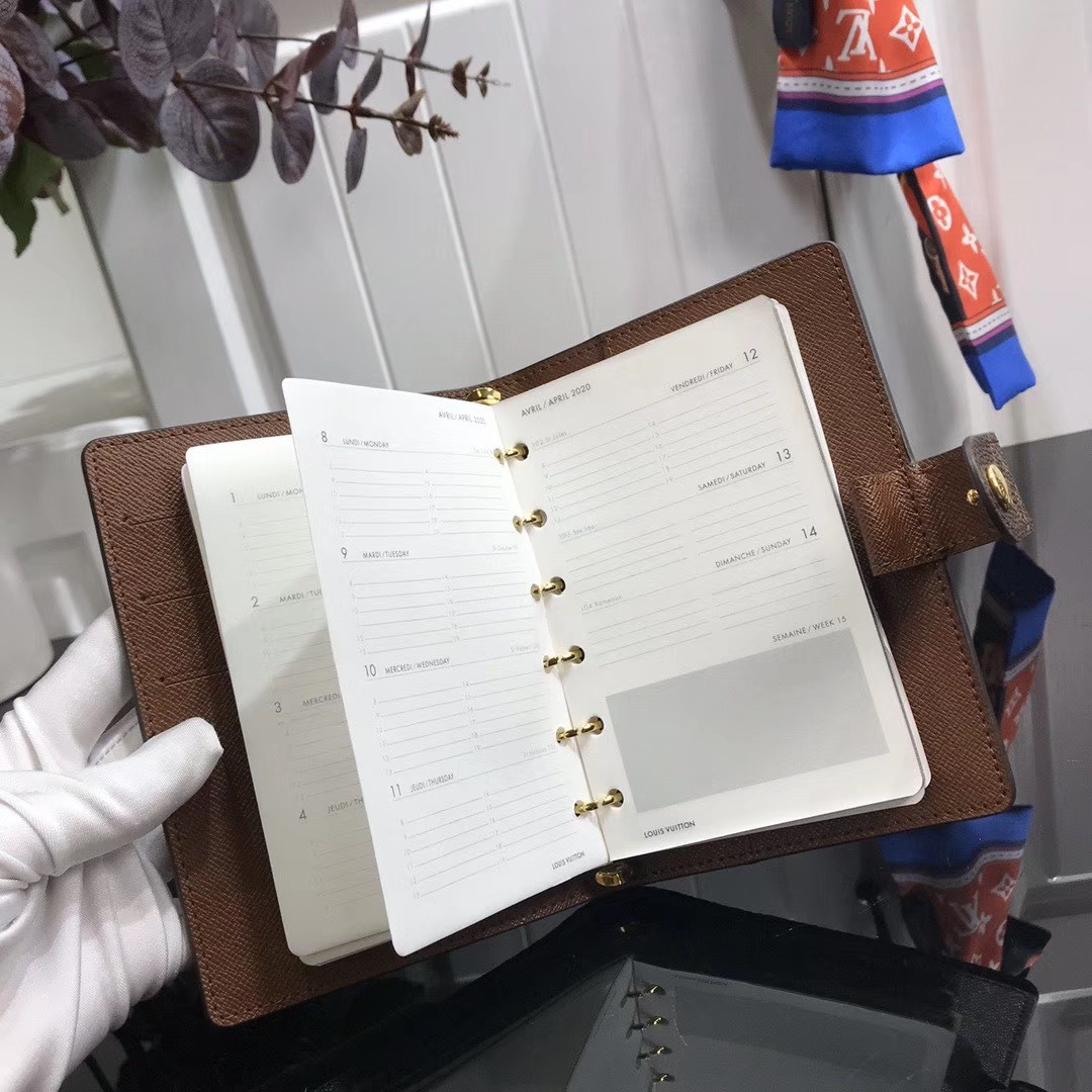 LV SMALL RING AGENDA COVER R20005LY 