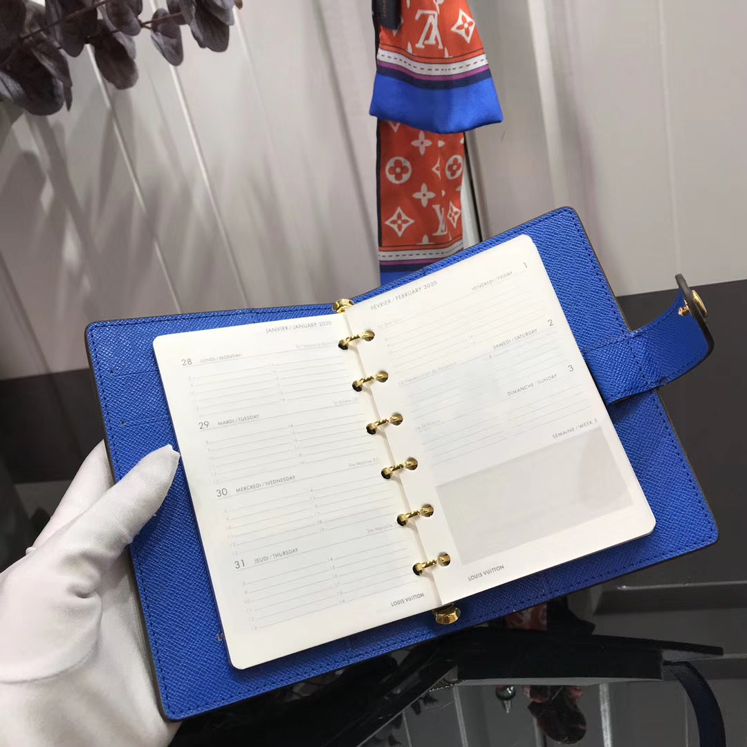 LV SMALL RING AGENDA COVER R20005LY 