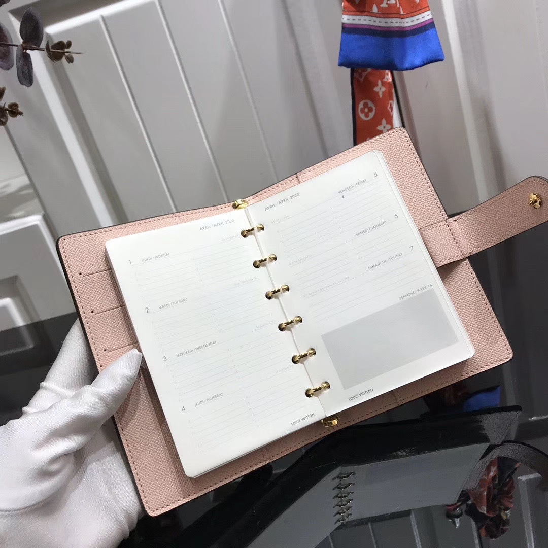 LV SMALL RING AGENDA COVER R20005LY 