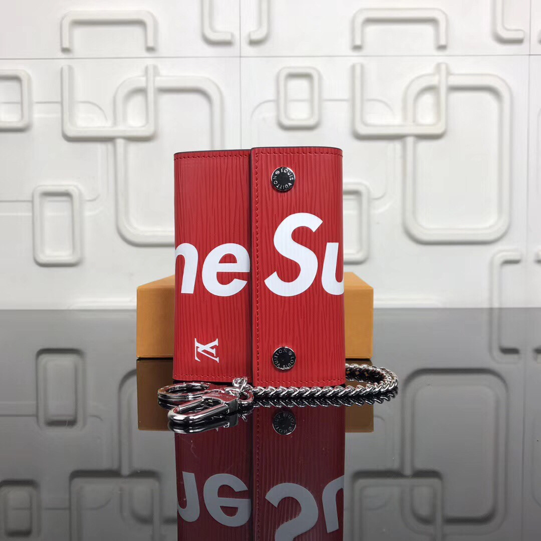 LV Supreme RIVETS CHAIN wallet M64212 SZ